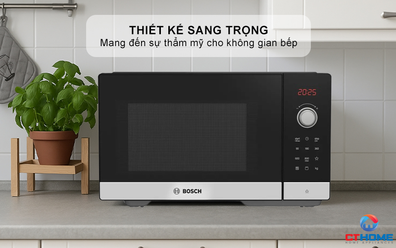 LÒ VI SÓNG BOSCH FEL053MS1M MÀU ĐEN 25 LÍT 1