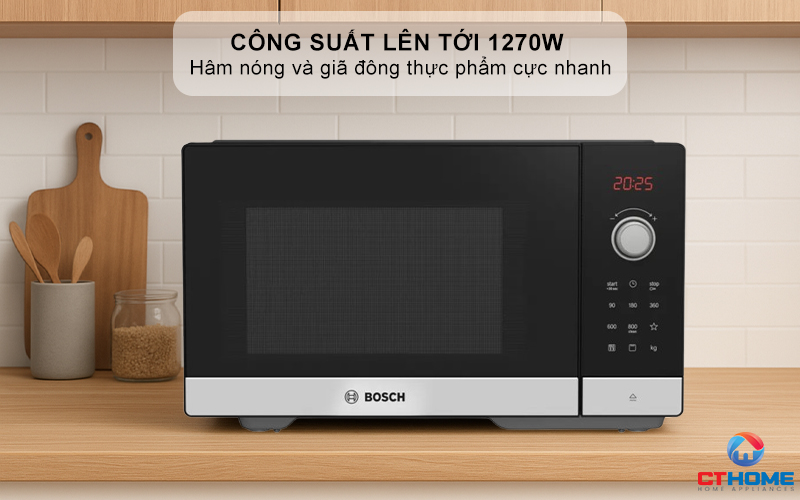 LÒ VI SÓNG BOSCH FEL053MS1M MÀU ĐEN 25 LÍT 3