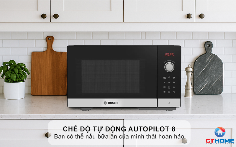 LÒ VI SÓNG BOSCH FEL053MS1M MÀU ĐEN 25 LÍT 9