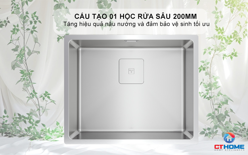 CHẬU RỬA BÁT INOX TEKA 1 HỐC RỬA FLEXLINEA RS15 50.40 PURECLEAN FLEXLINEARS155040PURECLEAN 2