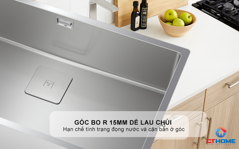 CHẬU RỬA BÁT INOX TEKA 1 HỐC RỬA FLEXLINEA RS15 50.40 PURECLEAN FLEXLINEARS155040PURECLEAN 8