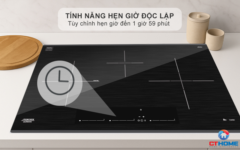 BẾP TỪ 3 VÙNG NẤU MUNCHEN GM3585SA 7400W 9