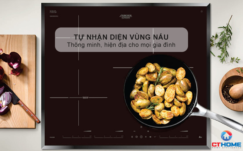 BẾP TỪ 3 VÙNG NẤU MUNCHEN GM3631 7300W 6