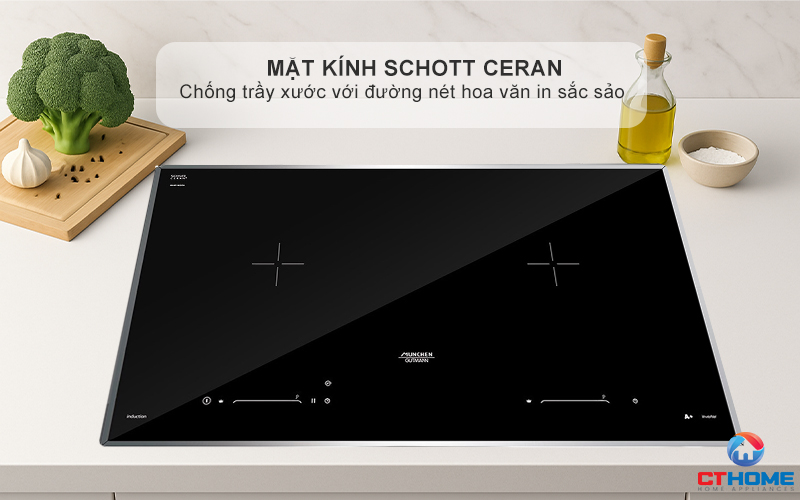 BẾP TỪ 2 VÙNG NẤU MUNCHEN GM8292P 3700W 3