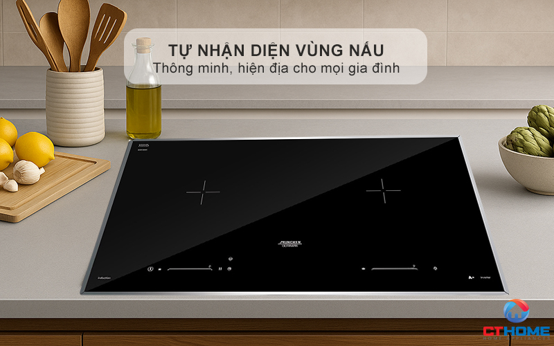 BẾP TỪ 2 VÙNG NẤU MUNCHEN GM8292P 3700W 6