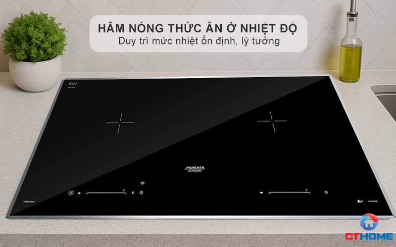 BẾP TỪ 2 VÙNG NẤU MUNCHEN GM8292P 3700W 7
