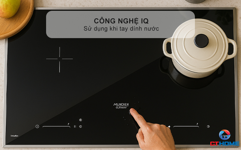 BẾP TỪ 2 VÙNG NẤU MUNCHEN GM8292P 3700W 9