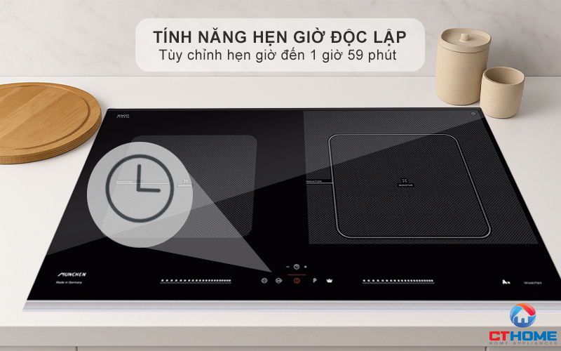 BẾP TỪ 2 VÙNG NẤU MUNCHEN GM8925 3700W 8