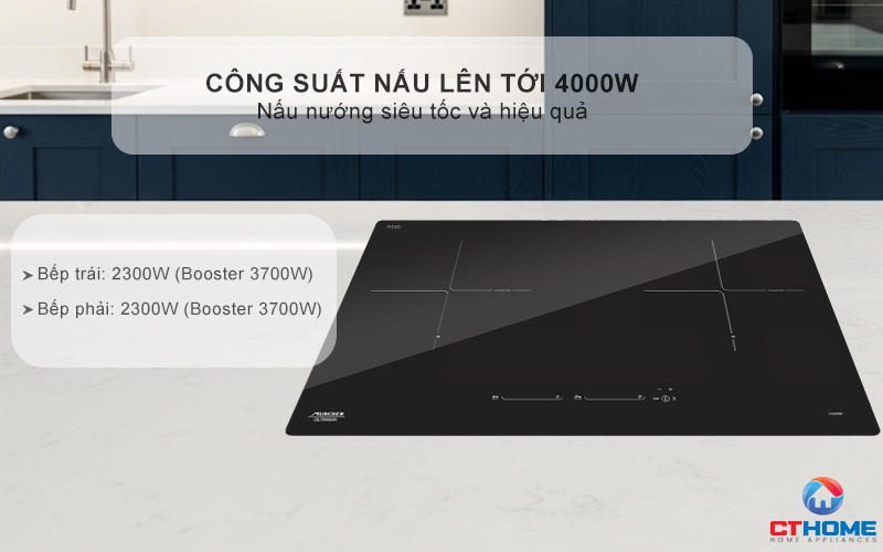 BẾP TỪ 2 VÙNG NẤU MUNCHEN GM8999 4000W 2