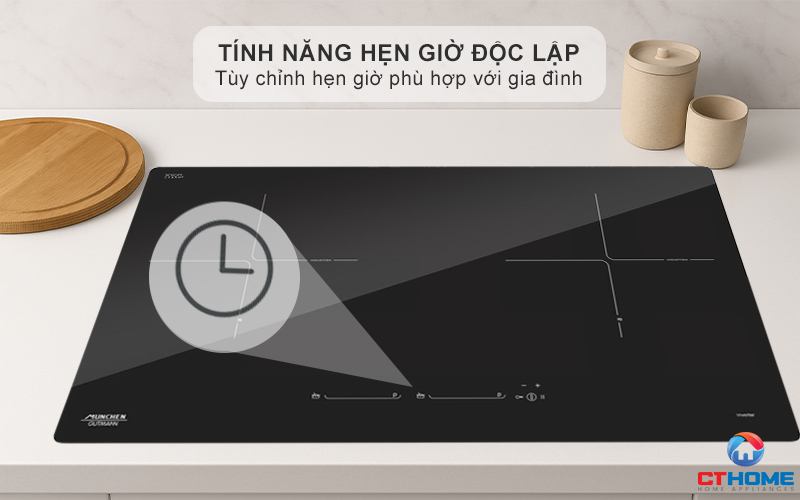 BẾP TỪ 2 VÙNG NẤU MUNCHEN GM8999 4000W 8