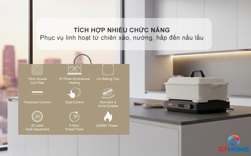 BẾP TỪ ĐA NĂNG GMC850 (Bộ 4 món) GMC850Bộ4món 3