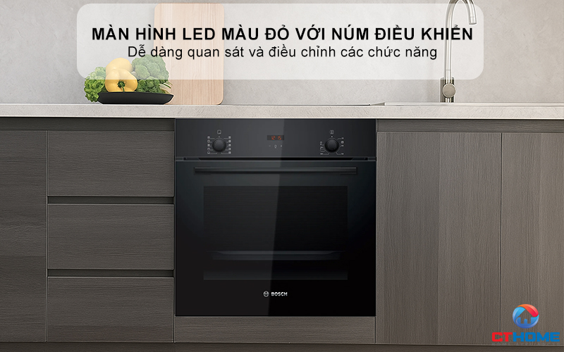 LÒ NƯỚNG ÂM TỦ BOSCH HBF512BB1T SERIES 2 MÀU ĐEN  4