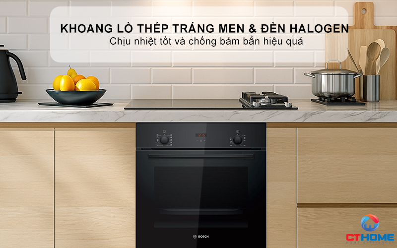 LÒ NƯỚNG ÂM TỦ BOSCH HBF512BB1T SERIES 2 MÀU ĐEN  5