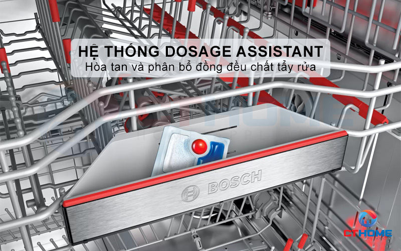 Hệ thống Dosage Assistant giúp hoà tan chất tẩy rửa