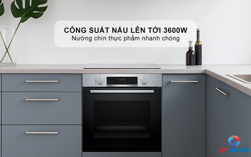 LÒ NƯỚNG KÈM HƠI NƯỚC BOSCH HQA574ES3 71L MÀU ĐEN 3