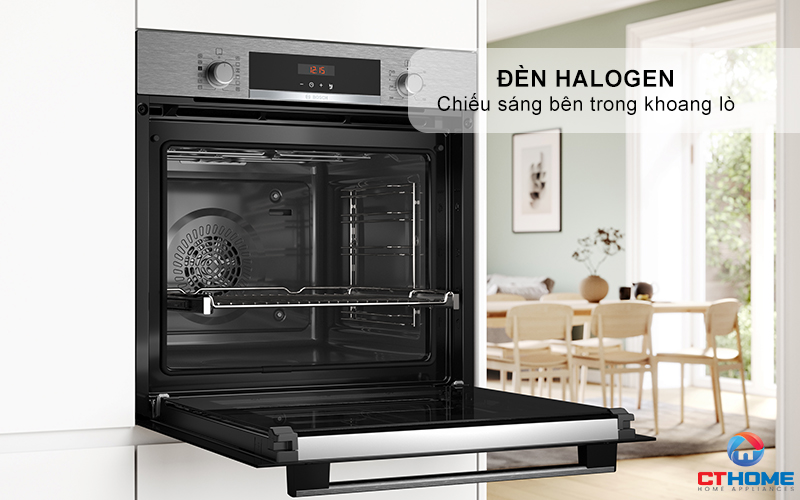 LÒ NƯỚNG KÈM HƠI NƯỚC BOSCH HQA574ES3 71L MÀU ĐEN 6