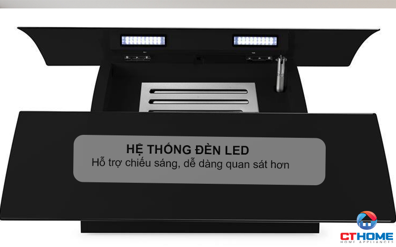 MÁY HÚT MÙI VÁT KÍNH NGHIÊNG KOCHER K-2080E NGANG 900MM K2080E 6