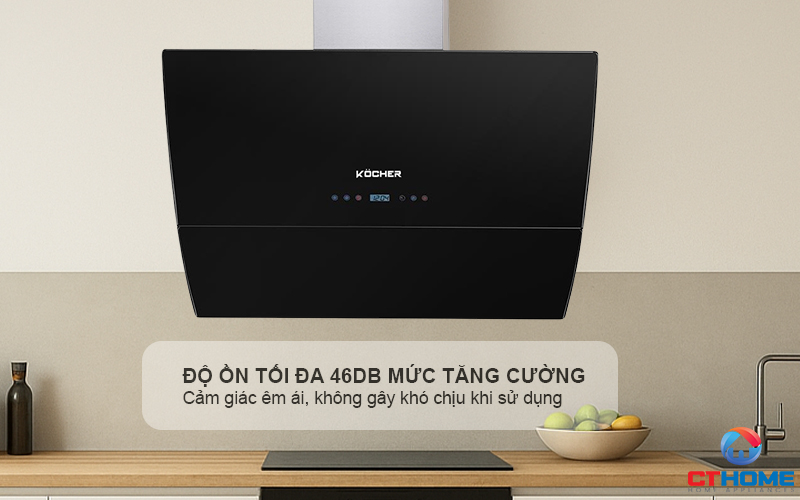 MÁY HÚT MÙI VÁT KÍNH NGHIÊNG KOCHER K-2080E NGANG 900MM K2080E 9