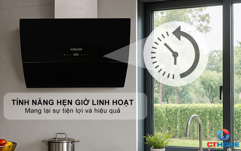 MÁY HÚT MÙI VÁT NGHIÊNG KOCHER K-2080E NGANG 700MM K2080E 4