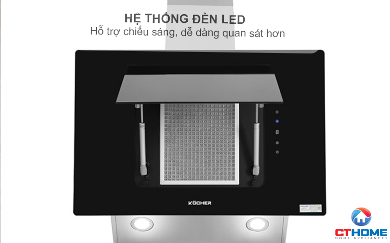 MÁY HÚT MÙI VÁT KÍNH KOCHER  K-2080V NGANG 700MM K2080V 5