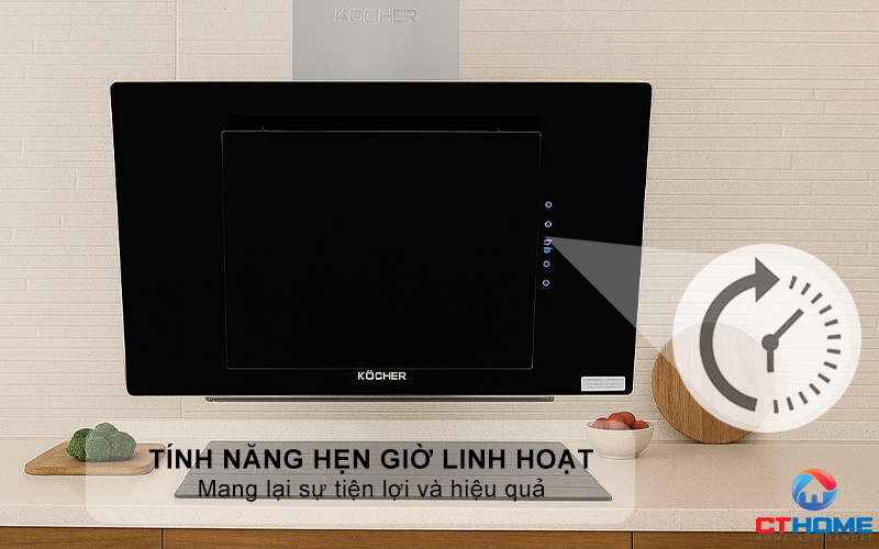 MÁY HÚT MÙI VÁT KÍNH KOCHER  K-2080V NGANG 700MM K2080V 4