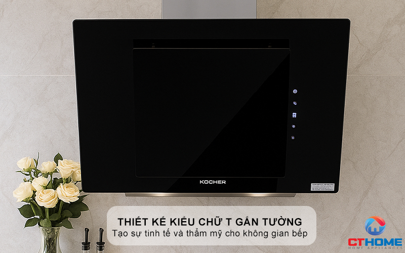 MÁY HÚT MÙI VÁT KÍNH KOCHER  K-2080V NGANG 700MM K2080V 1