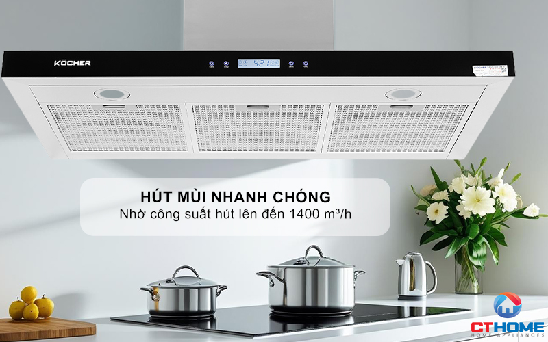 MÁY HÚT MÙI CHỮ T KOCHER K-225C NGANG 900MM K225C 2