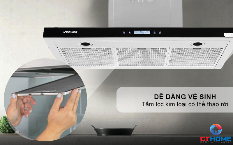 MÁY HÚT MÙI CHỮ T KOCHER K-225C NGANG 900MM K225C 4