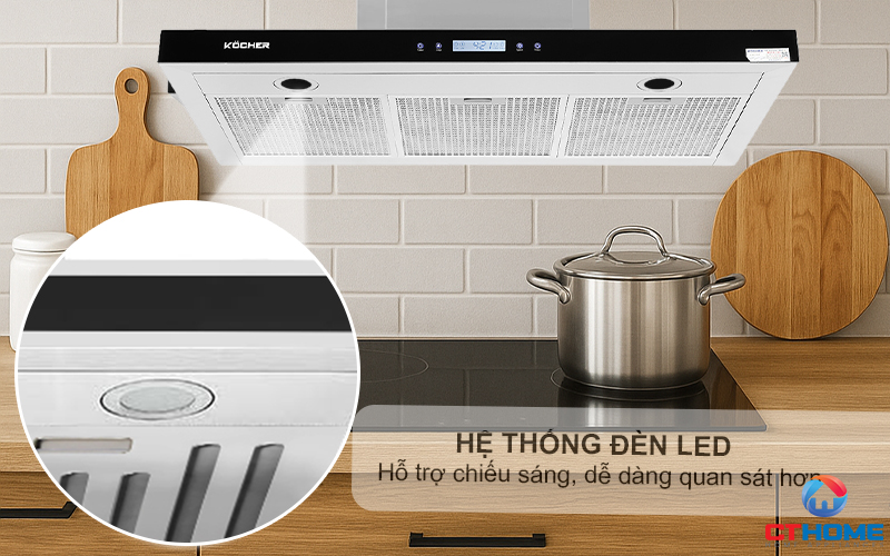 MÁY HÚT MÙI CHỮ T KOCHER K-225C NGANG 900MM K225C 5