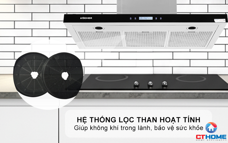 MÁY HÚT MÙI CHỮ T KOCHER K-225C NGANG 900MM K225C 7