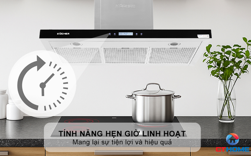MÁY HÚT MÙI CHỮ T KOCHER K-225C NGANG 900MM K225C 3