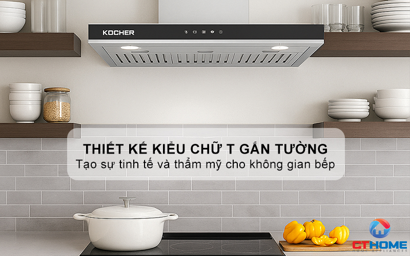 MÁY HÚT MÙI CHỮ T KOCHER K-225C PRO NGANG 900MM K225CPRO 1