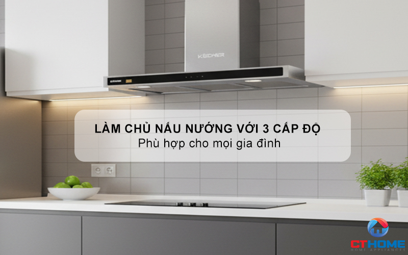 MÁY HÚT MÙI CHỮ T KOCHER K-225D NGANG 900MM K225D 6