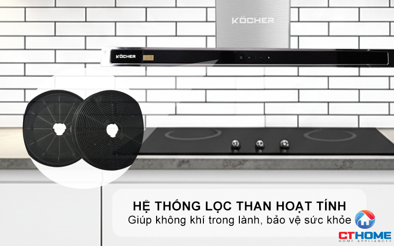 MÁY HÚT MÙI CHỮ T KOCHER K-225D NGANG 900MM K225D 7