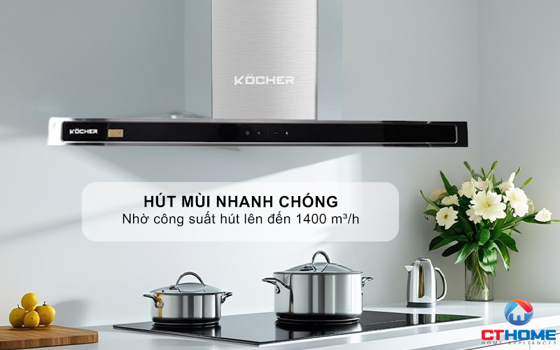MÁY HÚT MÙI CHỮ T KOCHER  K-225D NGANG 700MM K225D 2