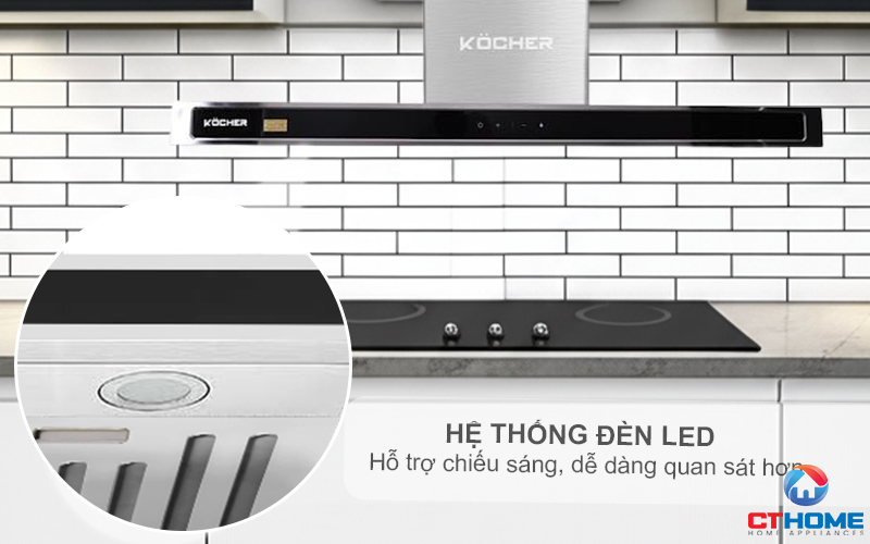 MÁY HÚT MÙI CHỮ T KOCHER  K-225D NGANG 700MM K225D 5