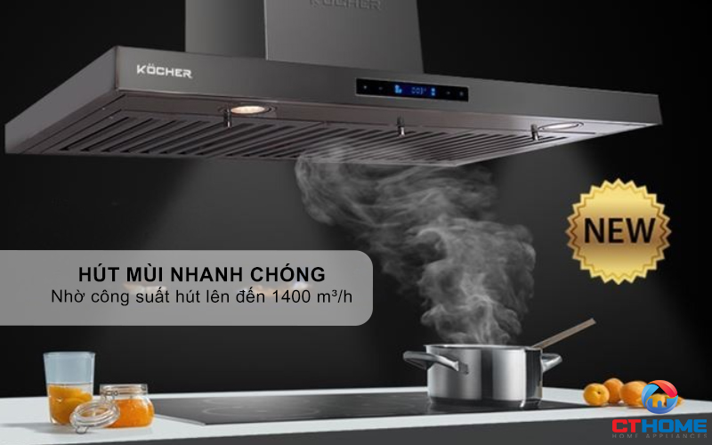 MÁY HÚT MÙI CHỮ T KOCHER K-225MI NGANG 900MM K225MI 2