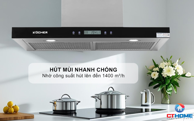 MÁY HÚT MÙI CHỮ T KOCHER K-225MI NGANG 700MM K225MI 2