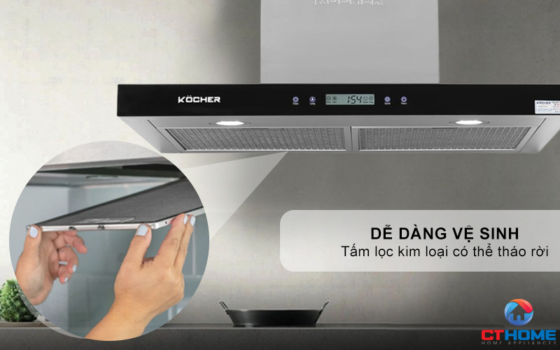 MÁY HÚT MÙI CHỮ T KOCHER K-225MI NGANG 700MM K225MI 4
