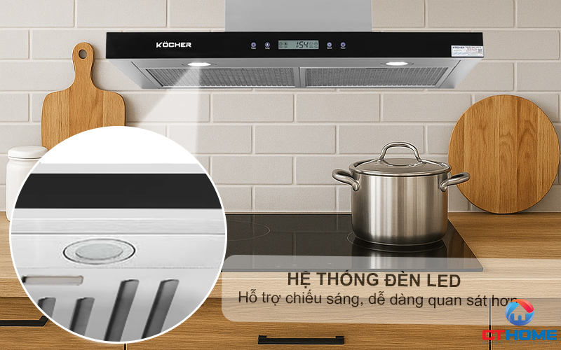 MÁY HÚT MÙI CHỮ T KOCHER K-225MI NGANG 700MM K225MI 5