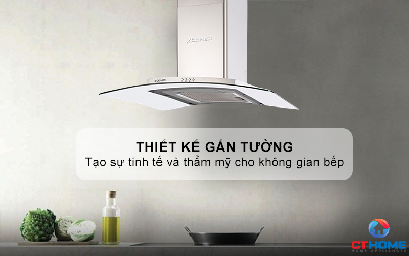 MÁY HÚT MÙI GẮN TƯỜNG KOCHER K-229S NGANG 90 CM K229S 1
