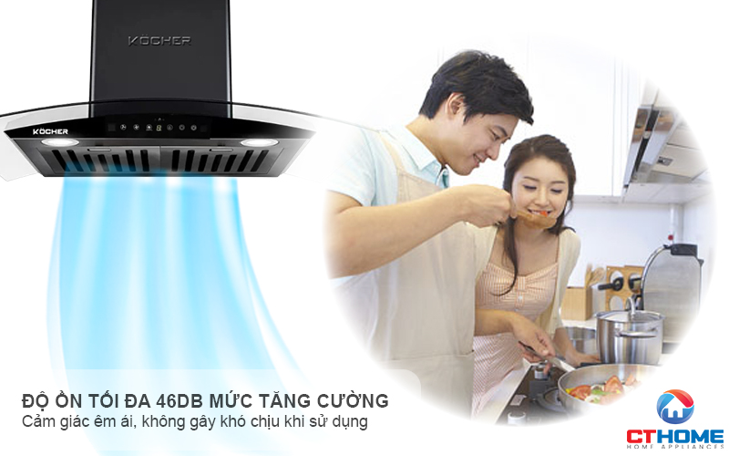 MÁY HÚT MÙI GẮN TƯỜNG KÍNH CONG KOCHER K-229V NGANG 70CM K229V 8