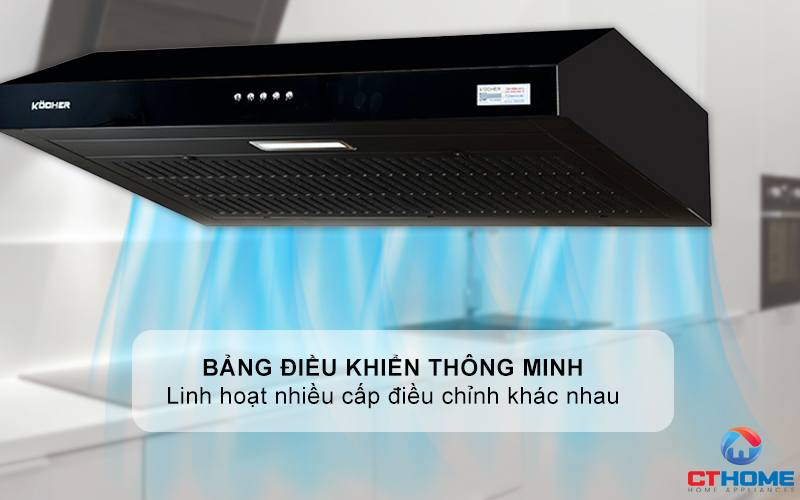 MÁY HÚT MÙI ÂM TỦ KIỂU DÁNG CỔ ĐIỂN KOCHER K-6070V NGANG 70CM K6070V 3