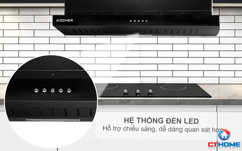 MÁY HÚT MÙI ÂM TỦ RÚT KÉO  KOCHER K-6270V NGANG 70CM K6270V 3