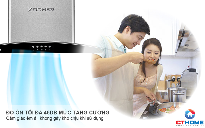 MÁY HÚT MÙI GẮN TƯỜNG KÍNH CONG KOCHER K- 8070I - NGANG 70CM K8070I 6