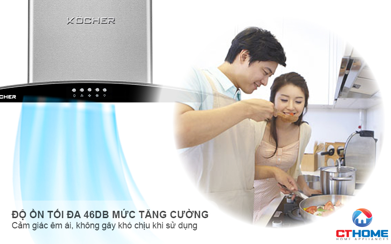 MÁY HÚT MÙI GẮN TƯỜNG KÍNH CONG KOCHER K- 8872I - NGANG 90CM K8872I 5