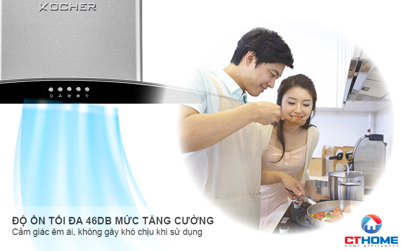 MÁY HÚT MÙI GẮN TƯỜNG KÍNH CONG  KOCHER K- 8872I - NGANG 70CM K8872 6