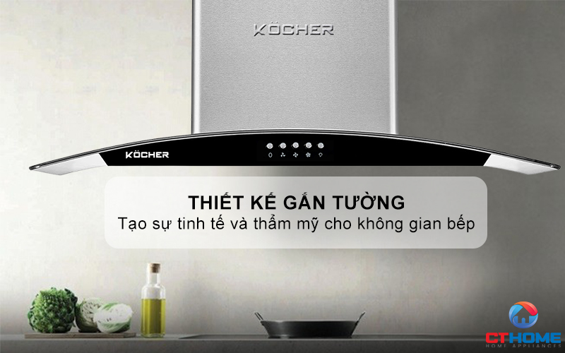MÁY HÚT MÙI GẮN TƯỜNG KÍNH CONG  KOCHER K- 8872I - NGANG 70CM K8872 1