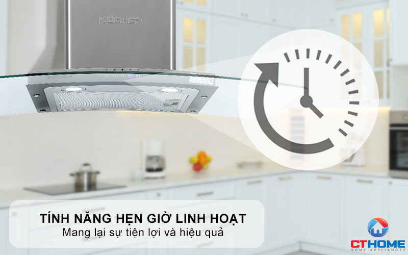 MÁY HÚT MÙI GẮN TƯỜNG KÍNH CONG KOCHER K-8990 NGANG 90CM K8990 6