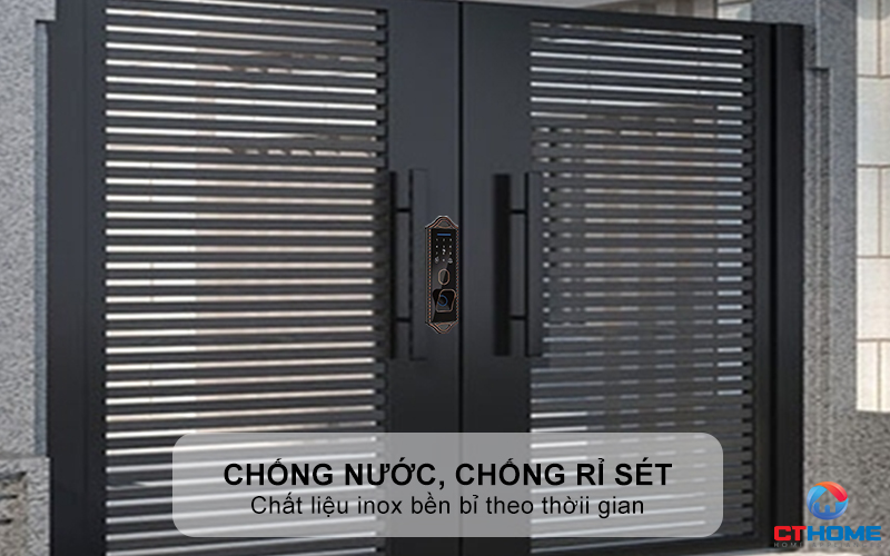Chống nước, chống rỉ - Chất liệu inox bền bỉ